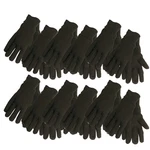 Midwest Gloves & Gear Adult Jersey Brown, Large Pack Of 12 Us. Fixed Price $20.55.