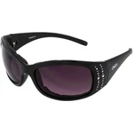 Marilyn 2 Women's Foam Padded Motorcycle Riding Glasses - Black Frame Smoke Lens. Fixed Price $22.99.