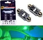 Led Light Canbus Error Free DE3425 5W Green Two Bulbs Glove Box Replacement Lamp. Fixed Price $13.50.
