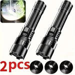 High Quality Durable Stable Easy To Use 2PCS Rechargeable Led Bright Flashlights. Fixed Price $48.74.