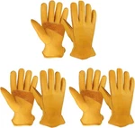 Ozero Leather Work Gloves Men, Cowhide Gardening Reinforced Size. Fixed Price $62.42.
