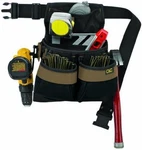 Clc 5 Pocket Tool And Nail Belt - Durable Black Polyester, 29" Size. Fixed Price $125.99.