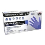 Sas Derma-med 66523 Powder-free Nitrile Exam Grade Gloves, 100-PACK 4MIL, Large. Fixed Price $19.99.