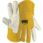 Y3034 Premium Leather Mig Welding Gloves Cut Level A3, Para-aramid Lined, T.... Fixed Price $34.39.