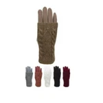 Women's Gloves - Big Girls Cable Fashion Design Touch Screen And Texting. Fixed Price $16.99.
