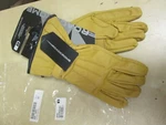 Mens Motorcycle Gloves - Roadkrome Leather Big Bore Gautlet Medium Tan. Fixed Price $18.71.