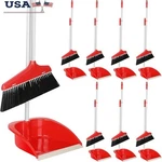 Broom & Dustpan Set 8 Pack Heavy Duty Cleaning Tools Home Kitchen Garage New. Fixed Price $77.42.