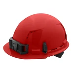 Bolt Front Brim Red Hard Hat, 4PT Ratch Suspension, Vent Class C, Usa 48-73-1208. Fixed Price $31.59.