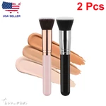 2PCS Pro Foundation Makeup Brush Flat Top Kabuki For Blending Liquid Cream New. Fixed Price $7.96.