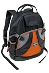 Klein Tools 55421BP-14 20" Electricians Backpack, 39 Pockets, Black, Orange. Fixed Price $114.06.