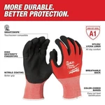 Milwaukee Medium Red Nitrile Level Cut Resistant Dipped Work Gloves (12-PACK). Fixed Price $39.99.