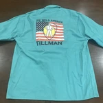 Tillman Welding Jacket Mens Green Westex FR-7A American Flag 9030L New. Fixed Price $34.99.