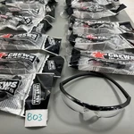 12 Pr Crews DL110AF Dallas Safety Glasses Black Frame W/ Clear A/f Lens,. Fixed Price $35.51.