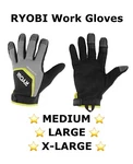 Ryobi General Purpose Work Gloves X-large, Medium, You Choose Size. Fixed Price $23.99.