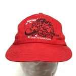 Vtg Taz Hat Happiness Is Total Commitment Red 90S Love Broken Brim Acme Clothing. Fixed Price $13.48.