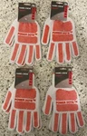 4 Pairs Power Crew Dots Knit Gloves - Unisex Poly/cotton Pvc Multipurpose. Fixed Price $21.79.