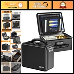 Fireproof Money Box - Small Hard Case Safe With Zipper Lock, Heat & Water Resist. Fixed Price $69.99.