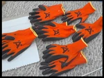 Gloves Red Black Color. Material Rubber. Water Proof & Unisex.for Big Hands. Fixed Price $15.00.