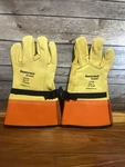 Honeywell Salisbury Electrical Glove Pair 12" Length Size 10 LPG3S Leather Usa. Fixed Price $29.99.