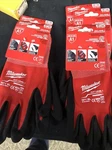 5-MILWAUKEE 48-22-8903 Cut Level 1 Dipped Gloves Xl In Stock. Fixed Price $33.99.
