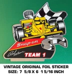 Snap-on Tools Rick Mears Team 1 Vintage Original Foil Decal Sticker Racing. Fixed Price $11.67.