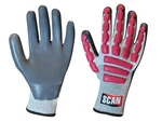 Scan Anti-impact Latex Cut 5 Gloves Extra Large (size 11). Fixed Price $37.95.