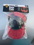 Western Safety Black Cap Knee Pads - Red One Size Fits All Adult. Fixed Price $9.99.