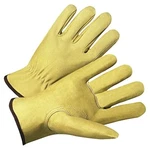Premium Grain Pigskin Driver Gloves, Large, Unlined, Beige Pack Of 12 Ors Nasco. Fixed Price $82.95.