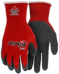 Mcr Safety Unisex Ninja Flex Work Gloves Gray/red - N9680. Fixed Price $17.99.
