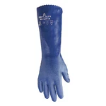 Showa NSK24-10 Chemical Resistant Gloves, Nitrile, 14 In 15 Mil, Blue,. Fixed Price $7.99.