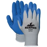 Memphis 96731S Flex Seamless 13 Gauge Nylon Knit Gloves Small Blue/gray Pair. Fixed Price $39.72.