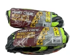 10 Pairs Handcrew Unisex Nitrile Dipped Multipurpose Gloves One Size Fits All. Fixed Price $16.99.