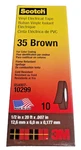 35-BROWN-1/2X20FT, 3M, Vinyl Color Coding Tape 1/2" 20' Brown, Lot Of 10. Fixed Price $25.55.