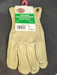 Vtg Dickies Unlined Grain Leather Gloves Reinforced Thumb Sz. Fixed Price $15.00.