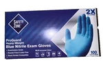 Safety Zone GNPR-2X-1M Pf Disposable Nitrile Glove, 3.7 Mil Blue (box 100). Fixed Price $5.00.
