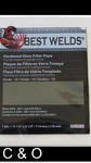 Shade 8 Welding Filter Plate 4.5 X 5.25 - Hardened Glass Lens For Helmet. Fixed Price $7.95.