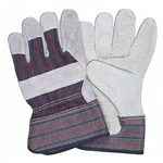 Mcr Safety 12010 Leather Palm Gloves, Cotton Canvas, Rubberized Cuff. Fixed Price $45.99.