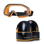 Powertec 72226 Safety Goggles Over Glasses & Non-slip Knee Pads, Scratch Proof U. Fixed Price $54.74.