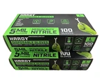 Hardy Gloves Nitrile 5 Mil Disposable Boxes Large 200 Powder Free. Fixed Price $46.75.