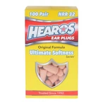 Hearos Ultimate Softness Disposable Earplugs, Nrr 32, 100 Pair, Pu Foam,.... Fixed Price $38.30.