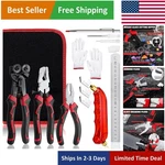 Ergonomic Glass Cutter Kit With Oil Feed & Cut-resistant Gloves 13 Pcs. Fixed Price $71.99.