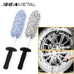 Seametal Car Wash Brush Plush Premium Wheels Non-slip Handle Easy To Clean. Fixed Price $13.79.