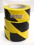 Skilcraft Floor Marking Safety Tape 2" X 108' Yellow Black Stripe 3 Rolls. Fixed Price $13.97.