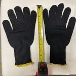 Gloves, Liners, Black & Elastic Cuffs. Honeywell Sperian Brand. Sale Pair. Fixed Price $12.50.