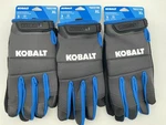 Kobalt Black Synthetic Leather Mechanical Repair Gloves 3 Pairs (touch Screen). Fixed Price $44.88.