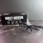 Harley-davidson HD1500G Clear Lens Black Frame Safety Glasses New In Box. Fixed Price $24.99.