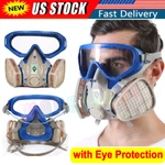 Gas Face Mask Respirator Painting Spraying Filter Safety Chemical Air Protection. Fixed Price $13.99.