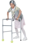 Grandma Babushka Costume Kit Child Wig Shawl Glasses 60738. Fixed Price $21.00.
