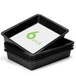 6 Pack Trays For Classroom, Black Plastic Book Bins With Colorful Labels, Sta.... Fixed Price $44.48.