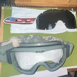 Ess Tactical Goggles Foilage Green Adjustable Strap With Tinted Lens 2PC Set. Fixed Price $45.00.